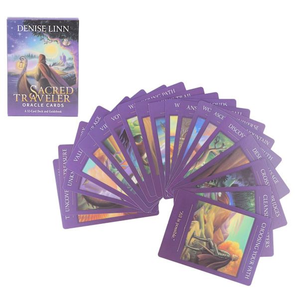 Ödesdivination Tarot Deck Utsökt Unikt Mönster Spådom Tarot Kort Fest Sällskapsspel Present