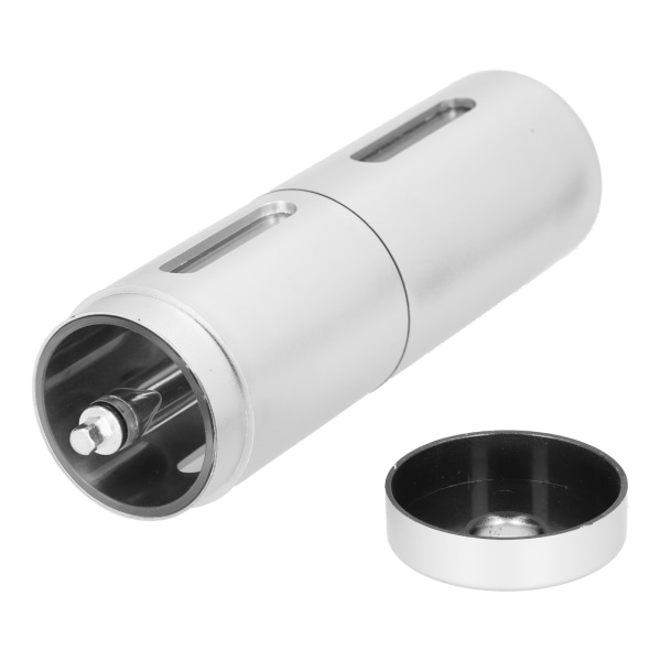Bärbar handvev kaffekvarn - silver, mini manuell bönpepparkvarn (1 st)