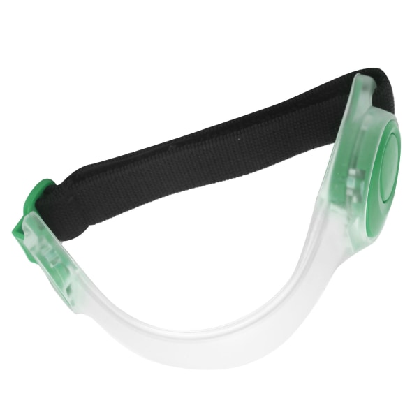 Outdoor Sports LED Armband Blinkande Armband Lysande armband för Night Running Green
