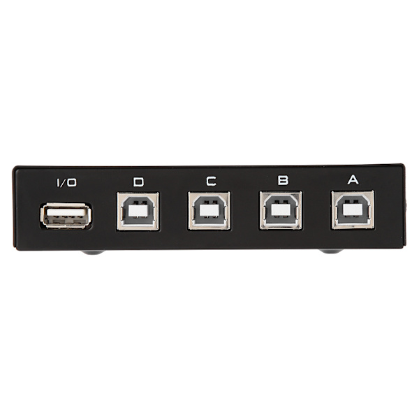 2/4 Port USB 2.0 Manuel Delings Switch Switcher Boks til PC Printer Scanner (4 Port)