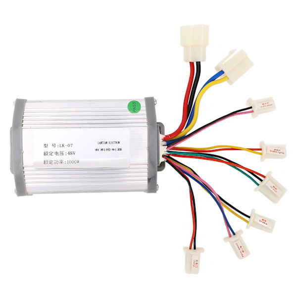 48V 1000W Aluminiumslegering Pedalakselerasjonskontroller Frontlykt og Bryter Elektrisk Sykkel Konverteringssett for Oppgradering