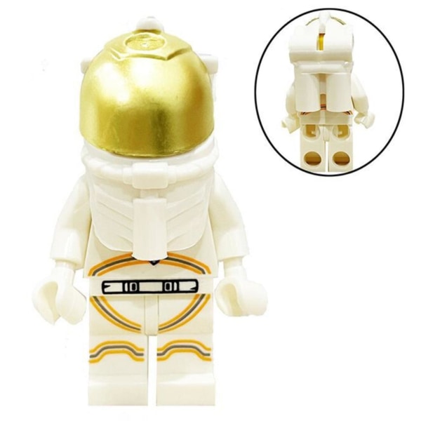 Astronautfigurer Bygningslegetøj Display Miniature Astronautlegetøj Rummandsmodel Kollektive figurer Børn Gaver