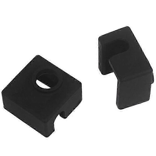 10 st/parti 3D-skrivarmunstycke Silikonsockor Skydd Värmeisoleringsfodral kompatibelt med Värmeblock kompatibelt med -10 E