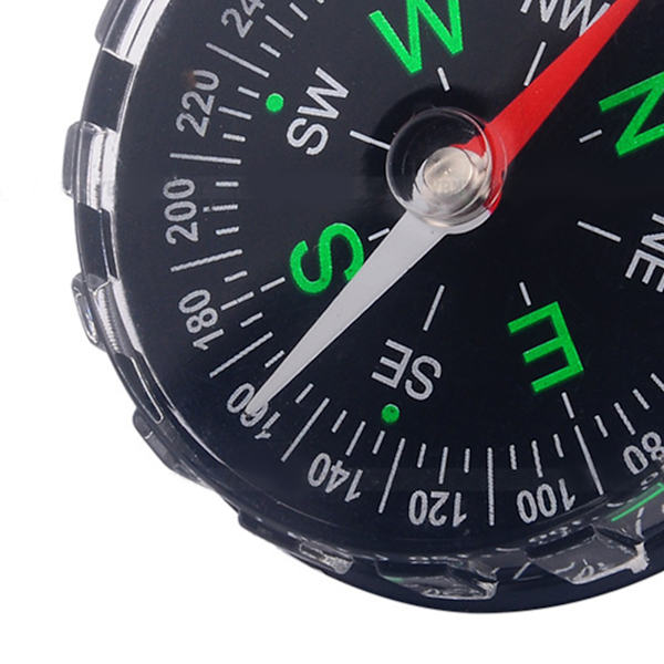 Ammattimainen Outdoor Camping Mini Survival Button -kompassi