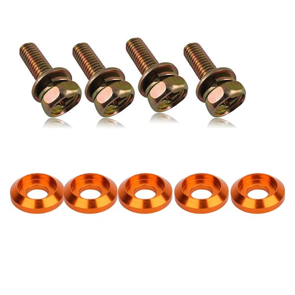 20 stk. 6061 Aluminium Legering Skrue Skive Pakning til M3 Hex Socket Skruer