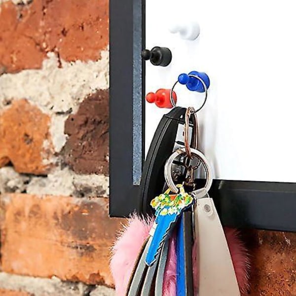 10 fargede klypemagneter for tavler, kontorer og hjem, ulike magnetiske fargekodede forsyninger for lærere og klasserom, mini magneter