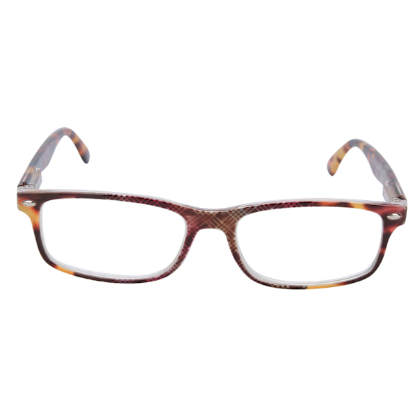 Blått ljusblockerande läsglasögon Unisex Simple Retro Portable Presbyopic Glasögon(+100 )