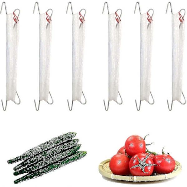Tomatstöd Krok Tomatkrok Metall Tomatrep Tomatkrok Tomatställ Dragkrok För Växttillväxt 10m 6 Stycken
