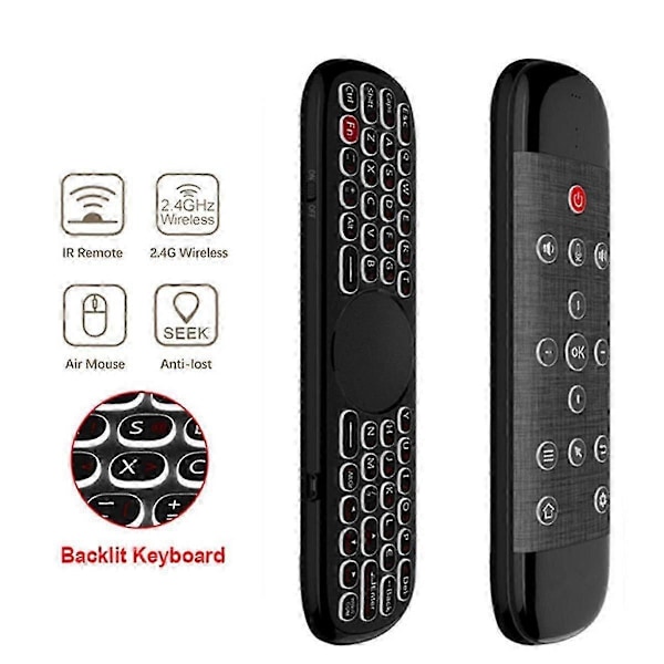 Q40 Röstfjärrkontroll 2.4G Trådlöst Tangentbord Luftmus IR-inlärning Mikro-Gyro Bakgrundsbelyst kompatibel med Android TV-box