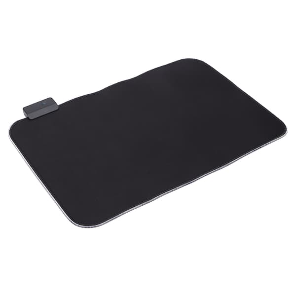 Musematte Gaming RGB Bakgrunnsbelysning LED Tastaturmatte Blank Vanntett Datatilbehør