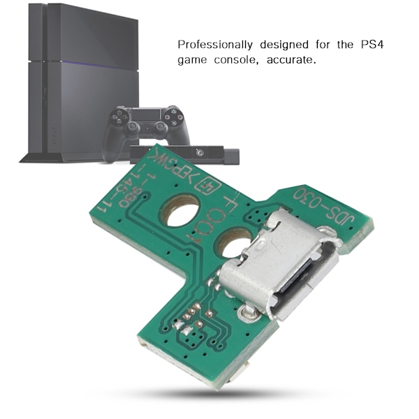 USB-opladningspladeport-stikoplader JDS-030 til PS4-controller fladkabel