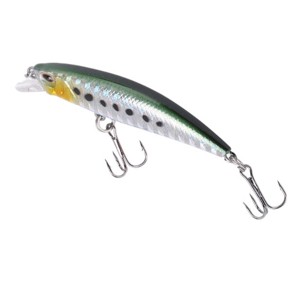 Kalastusvieheet 3D elävät silmät 6,8 cm ABS-muovi kestävä luonnollinen tukeva Minnow-viehe merivedelle makealle vedelle Väri 6