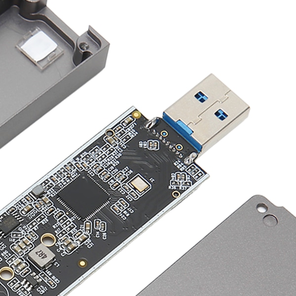 M.2 NVME HDD-hölje USB 3.1 Gen2 Magnetiskt gränssnitt 10 Gbps Plug and Play Externt SSD-hölje för 2242 2260 2280 SSD Magnetisk A-port för RTL9210B