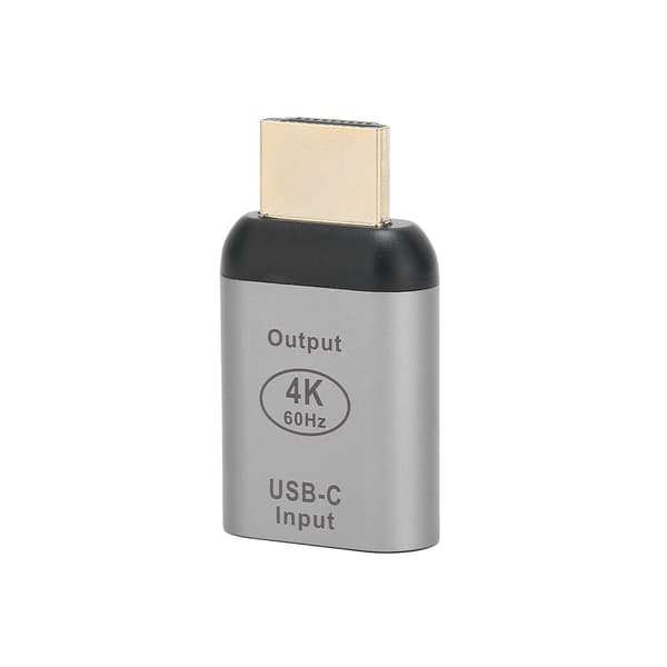 Typ-C hona till HD Multimedia Interface-adapter 4K 60Hz-adapter Typ C 4K-omvandlare för Windows/Android/OS X