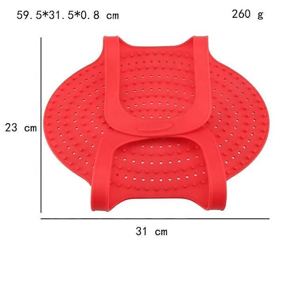 Non-stick silikone måtter: Varmebestandige, grydelapper, redskabsunderlag