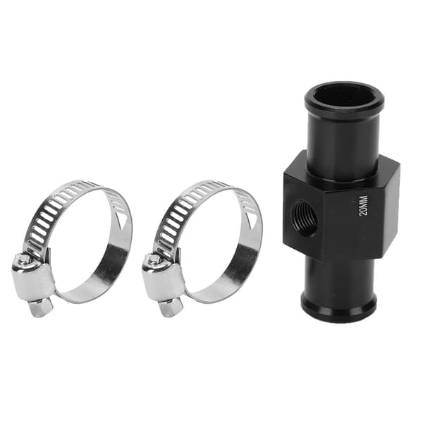 Vandtemperaturadapter Vandtemperaturmåler Sensor 3-vejs stik Motorcykelmodifikation 20 mm