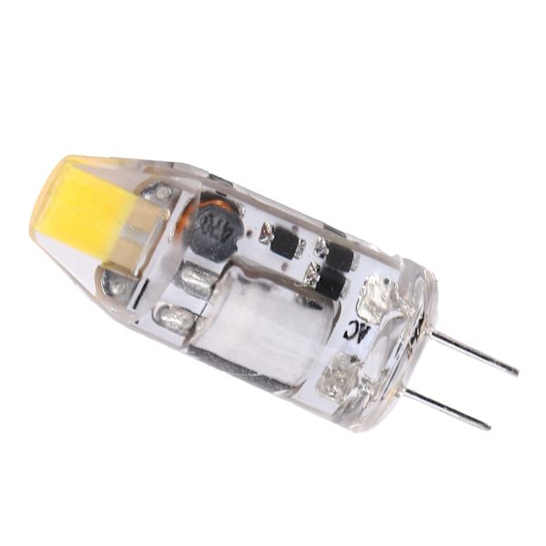 G4 LED-glödlampa 2W 300LM Bi Pin Light Ej dimbar för ljuskrona AC DC 12V (Kallvit 6000-6500K)