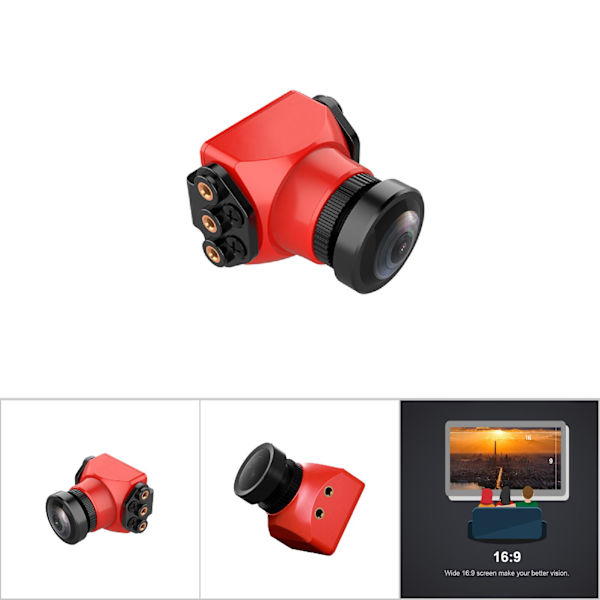 Foxeer Arrow Mini Pro FPV-kamera 600TVL 2,5 mm objektiv HAD II CCD NTSC IR Blå NSTC