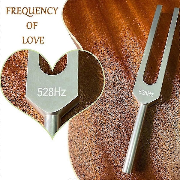 528Hz Stämgaffel kompatibel med Resonanslåda, Aluminiumlegering, Trähögtalare, Perfekt kompatibel med SPA Aromaterapi