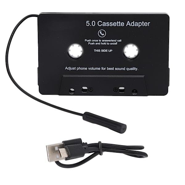 Bluetooth Kassettadapter Bluetooth Båndopptaker MP3-spiller Lydkonverter for Bil