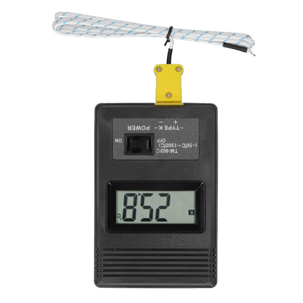 Digital Temperaturmätare LCD-Display Miljötermometer Mätverktyg TM902C