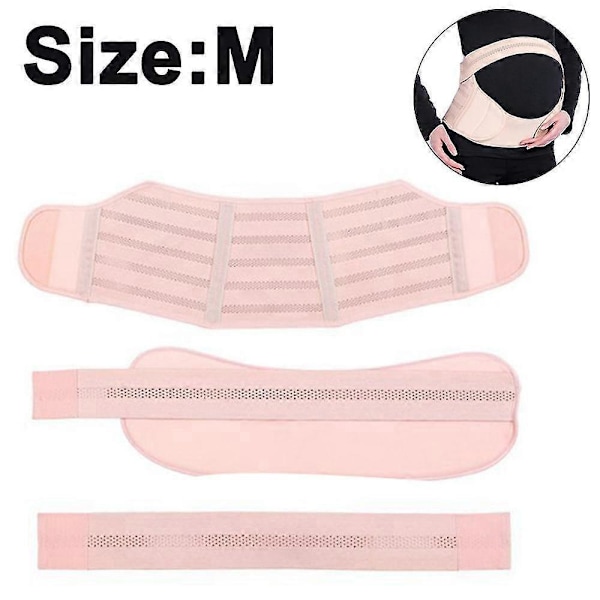 Maternity Magebelte og Abdominal Binder, Pustende Graviditetsstøttebelte, Elastisk Midjestøtte, Prenatal Ryggstøtte, Smertelindrende Omslag