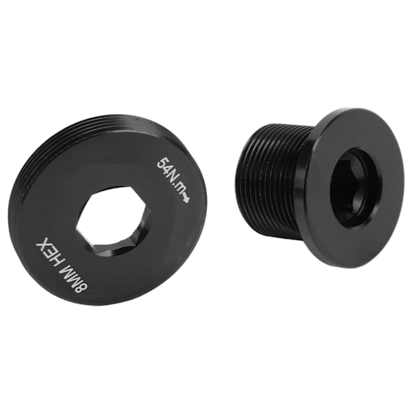 Sykkelkrankarm-festerbolt M18 M30 Legering Sykkelkrank-skruer for landeveissykkel Svart