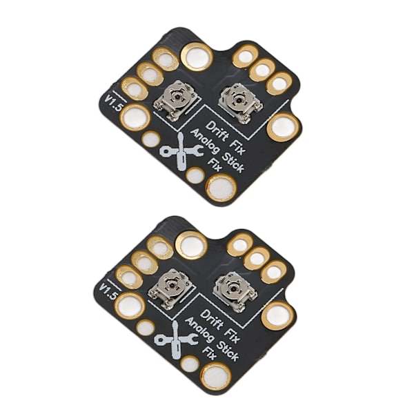 2 stk. Gamepad Joystick Drift Reparationskort Universal 3D Analog Stick Drift Fix Mod til Spilcontrollere Sort