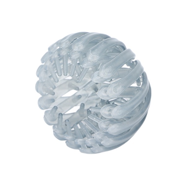 Fågelbo formade hårklämmor Kvinnor Flickor Elegant expanderbar bulle hästsvanshållare Håraccessoarer Grå