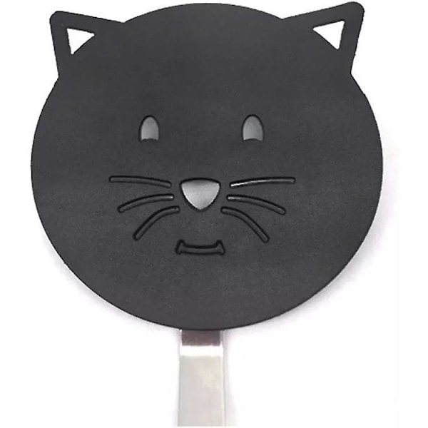 Silikon-støbt Køkkenredskab med Robust Stålhåndtag - Sikker til Non-Stick Køkkengrej