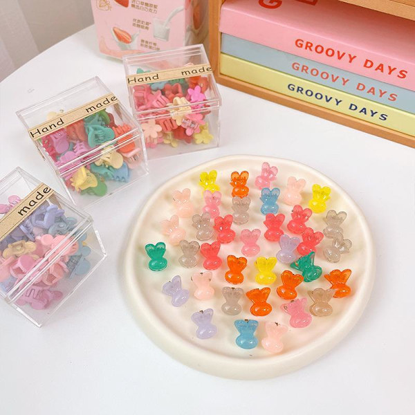 36 kpl Baby Girl Mini Hiuskynsipidikkeet Toddler Söpö sarjakuva Koristeellinen hiusklipsit Tarvikkeet Party Type 5