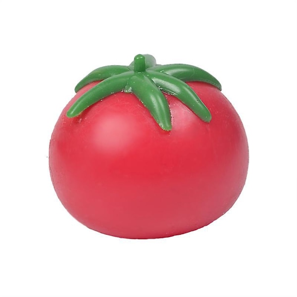 Kreativa Tomatformade Stressbollar Sensoriska Klämbollar för Fokus och Avkoppling Perfekt för Fester och Födelsedagar