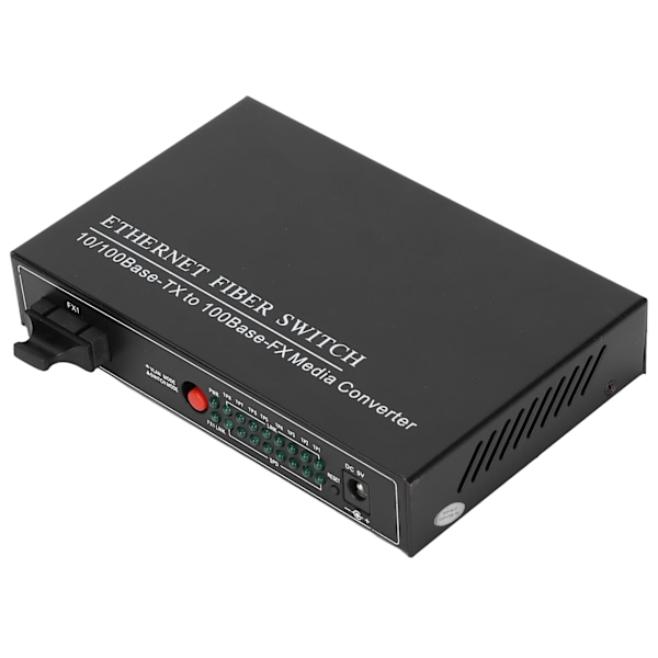 Ethernet Fiber Switch TBC-MC3418ED20 Plug Play Stabil Robust Aluminiumlegering Datamaskinnettverksswitcher 100-240VUK Plugg
