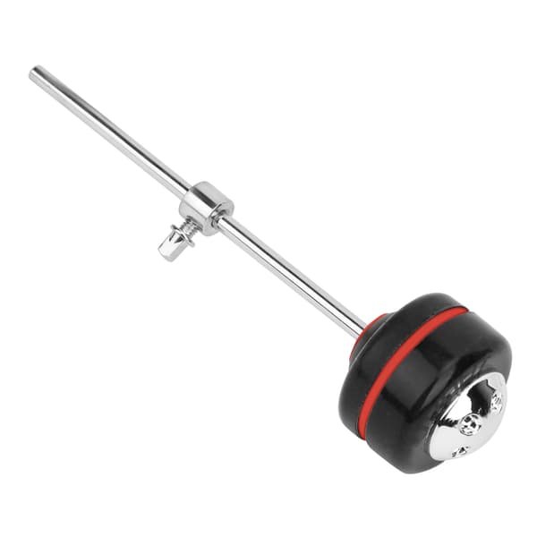 High End Trommestik Trommehammer Musikinstrument Tilbehør Metal Silikone (Sort)