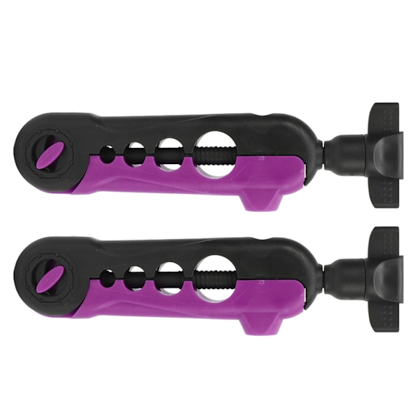 2PCS Mini Line Spooler Bärbar Justerbar Fiske Line Spooler Fiske Line Winder Maskin Mini Bobbin Reel Tillbehör Svart Lila