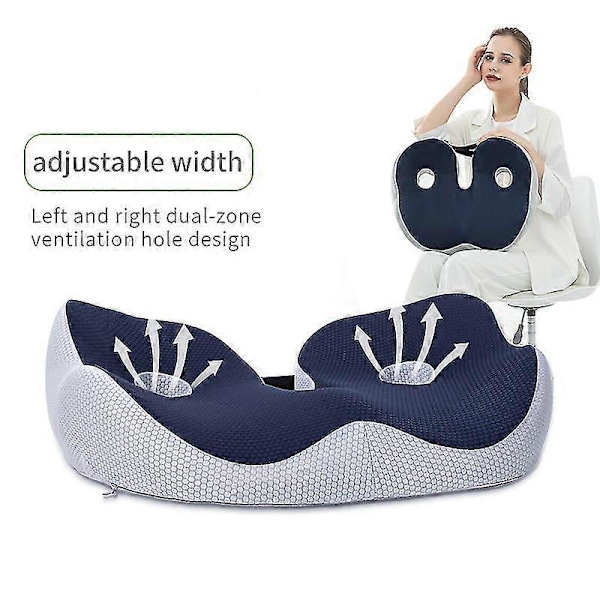 Memory Foam Sittebensavlastende Setepute For Rumpe Korsrygg Hamstrings Hofter Isjias Tuberositet Reduserer Tretthet For Stol Dod0620-3