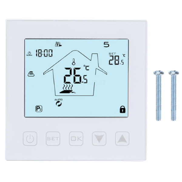 Kodin älykäs kaukosäädin lämpötilan säädin lattialämmitys termostaatti AC230V 50/60HZ