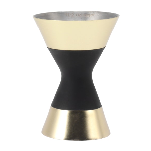 Cocktail Jigger Double Sided Stainless Steel Shot Measure Jigger with Scale for Home Bar Gold Plated