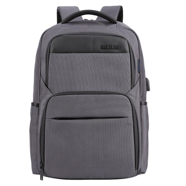 Laptop Ryggsäck Mode Fritid Stor Kapacitet Svart Laptop Dator Ryggsäck för Utomhus Resor Skola Väska