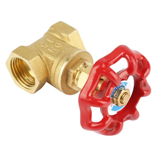 DN15 Messing Portventil BSPP G1/2 Roterende Skydeventil 232PSI til Vand Olie Gas
