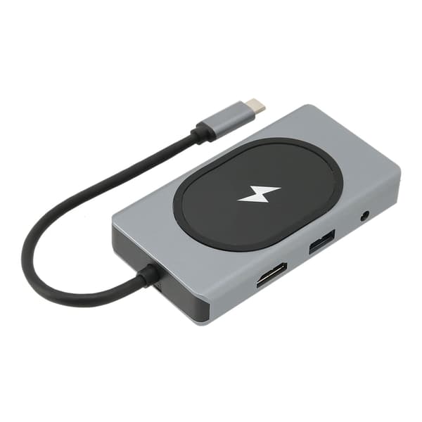 Dockningsstation Typ C till High Definition Multimedia Interface VGA 15W 9 i 1 USB 3.0-hubb