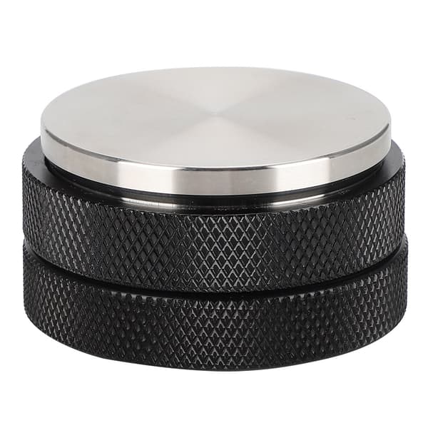 58 mm sort flad base kaffestamper i rustfrit stål tilbehør til hjemmekaffebar