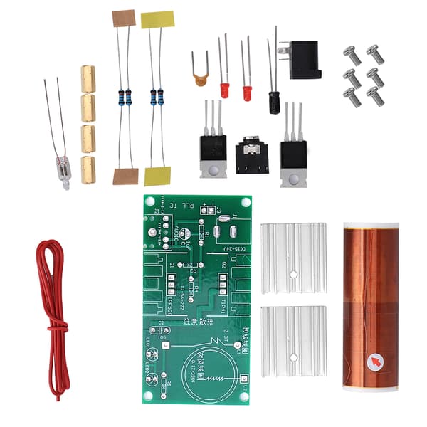 Tesla Coil Modul Plasma Højttaler Usamlet Mini DIY Elektronisk Sæt Værktøj 15W DC 15-24V 2A