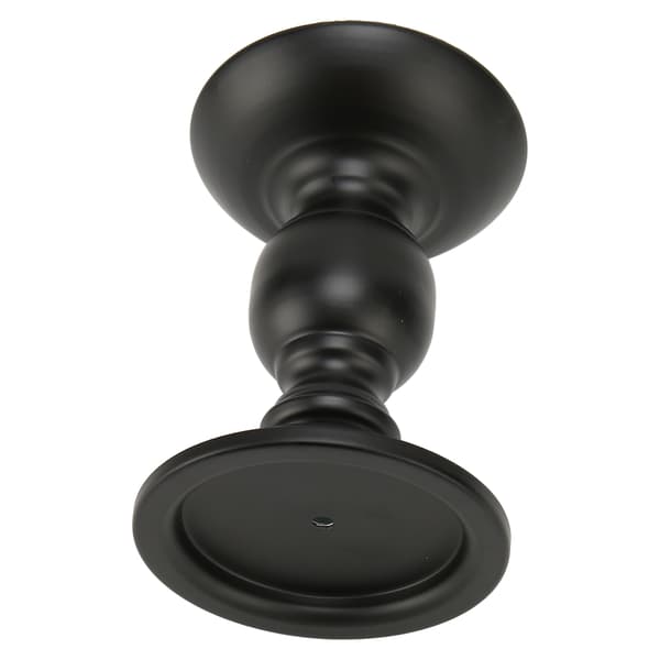 Søylelysestake Rustfri Svart Metall Jern Matt Søylelysestake Ornament Spiseborddekorasjon