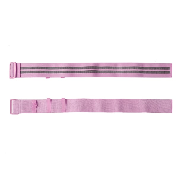 Justerbart skridsikkert hoftemodstandsbånd Loop Circle Gym Yoga Fitness øvelse (Pink)
