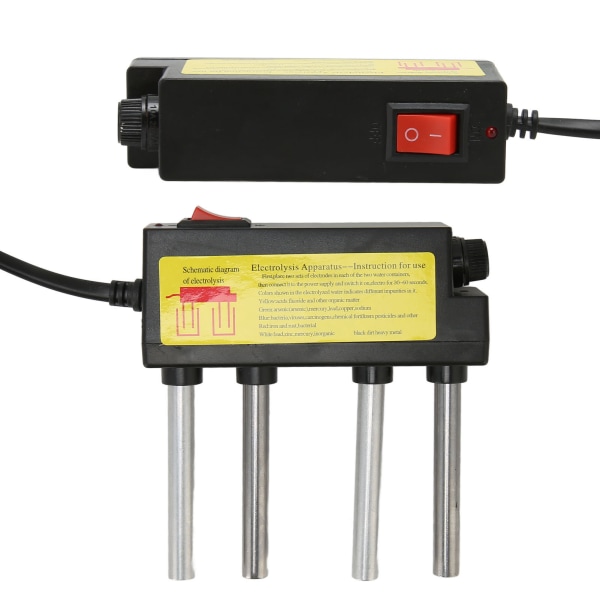 Vattenelektrolysator med läckagesäker säkring Plug and Play Vattenkvalitetselektrolysator för dricksbrunnsvatten 100‑240V EU-kontakt