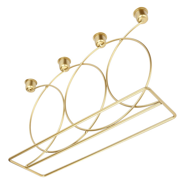 Candelabrum i nordisk stil, ljusstake för middag med levande ljus, bröllopsljusstakar, bordsdekoration