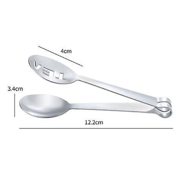 Tång för tepåsar i rostfritt stål set med 3 tepåsepressare Köksverktyg Tetillbehör 17 cm