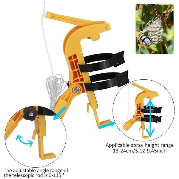 Sprayboks Forlengelsesstang Adapter Sprøyte Forlengelsesstang Adapter Justerbar Vinkel Sprayer Forlenger Justeringsbrakett B