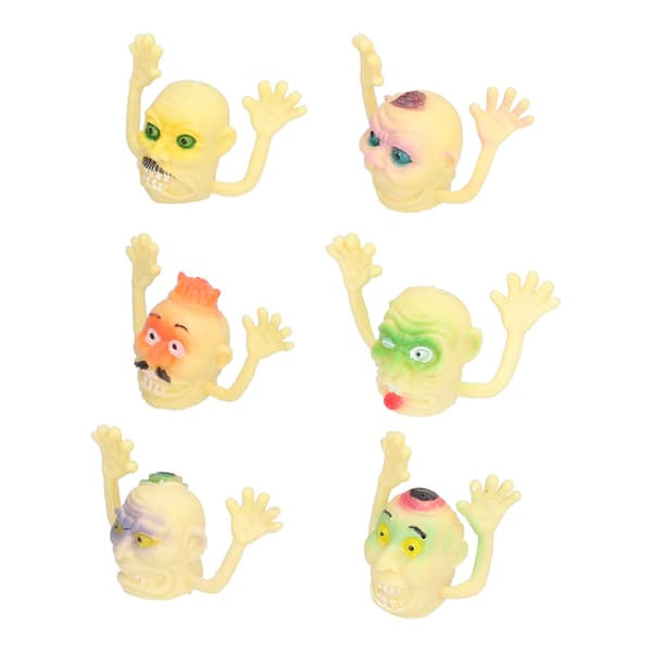 Mini Fingerdukker Prank Monstre Halloween Fingerdukker Legetøj til Fest Børnegave